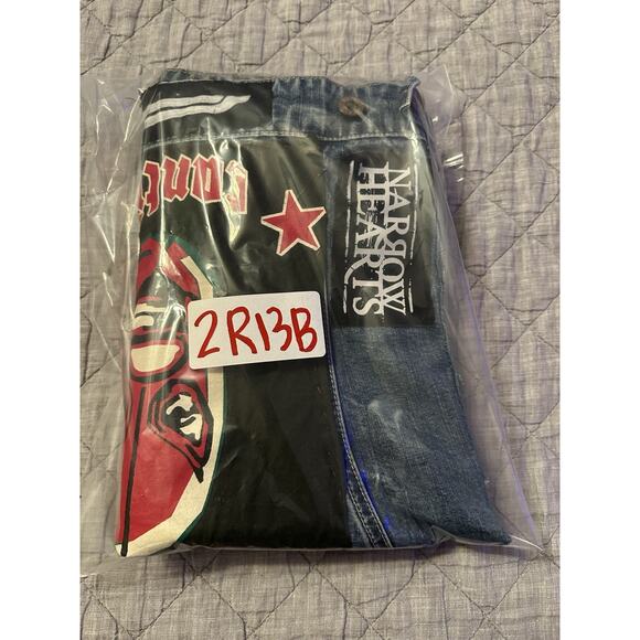 Jean Jacket Vest Rock Punk Patches L Denim Gap Studded Handmade Band Concert - Picture 11 of 11